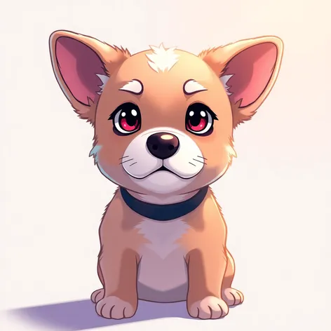 cute anime dog