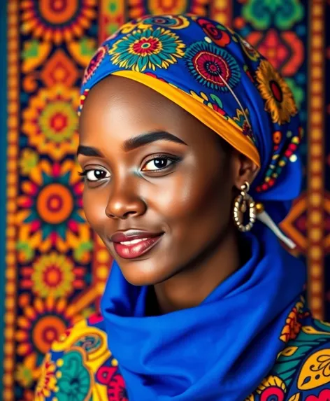 colorful head scarf