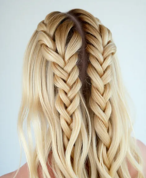 braids blonde hair