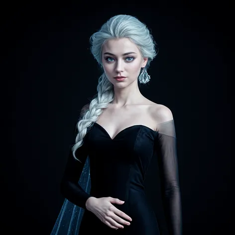 Queen Elsa little black