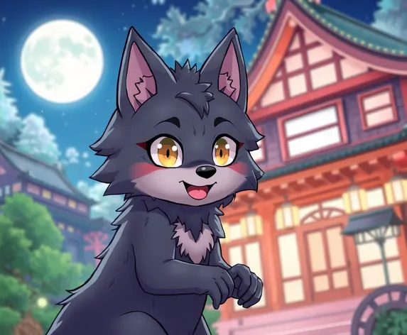 cute werewolf anime