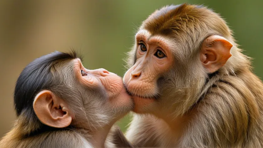 monkey kiss