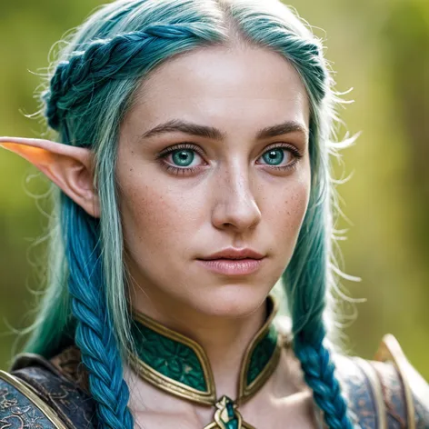 Eladrin elf, ranger, woman,