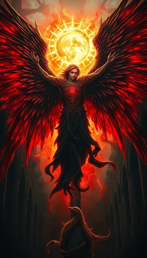 fantasy art fallen angel