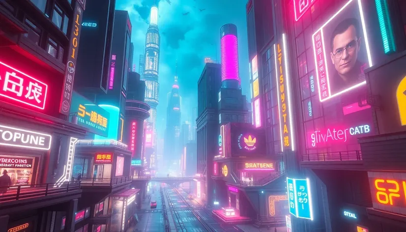 futuristic cityscape