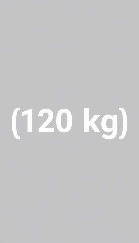 120 kg in pounds