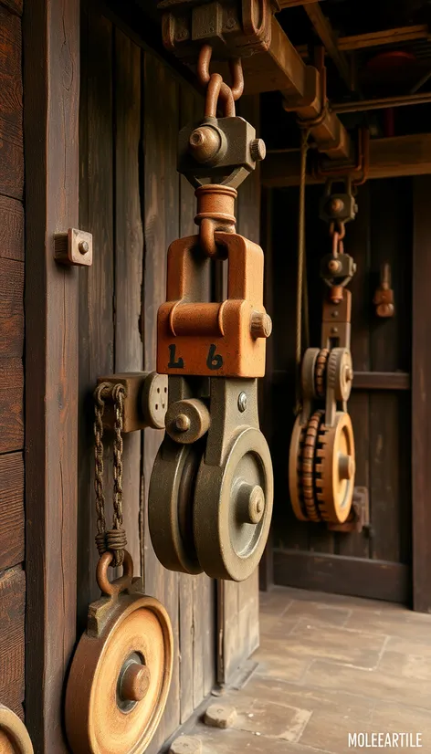 block and tackle wood