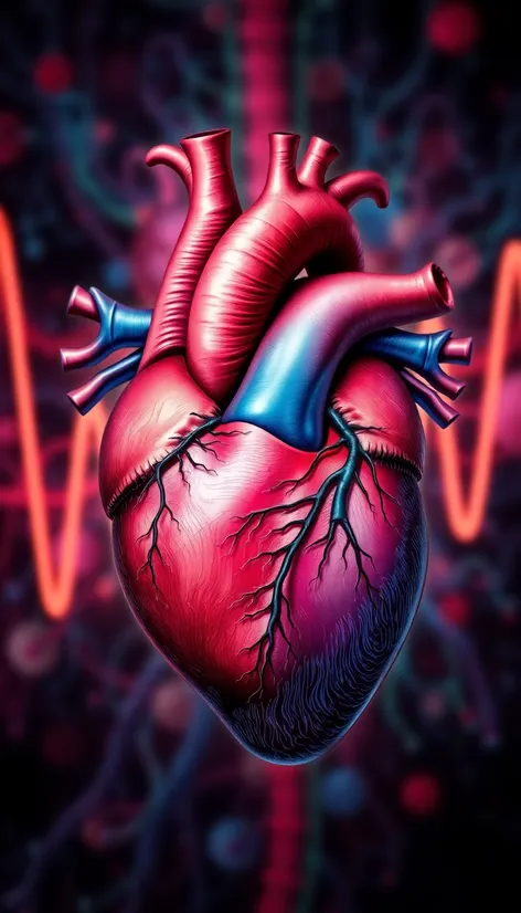 heart anatomical art