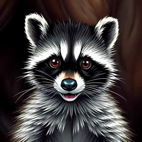 cute raccoon