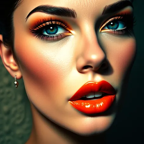 orangish lipstick