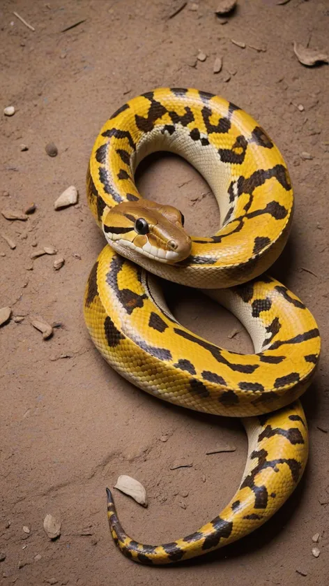 yellow boa constrictor