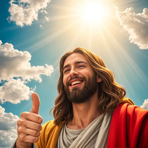 thumbs up jesus