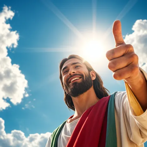 thumbs up jesus