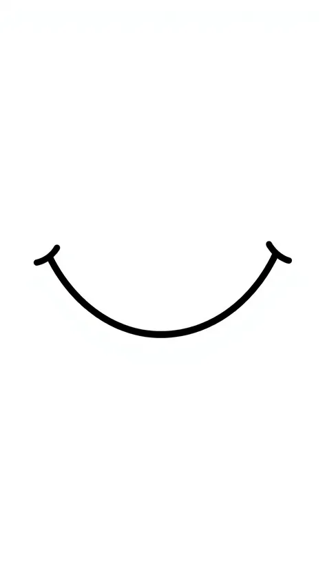 clipart real smile outline