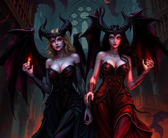 demon women art