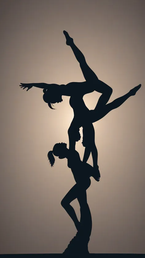 gymnastics silhouette