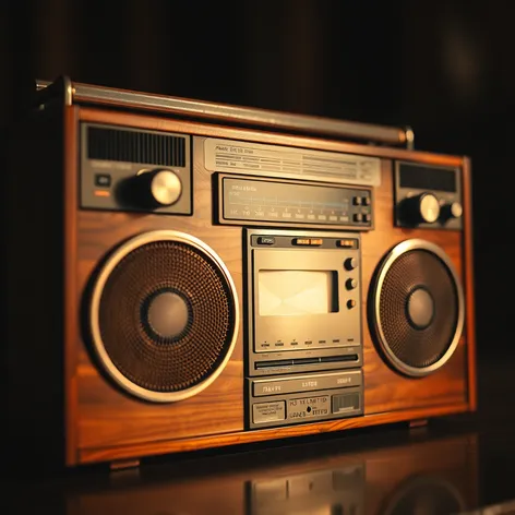 retro boombox