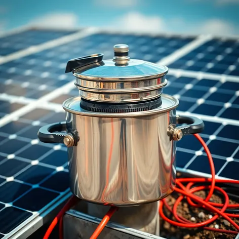 pressure cooker for solar