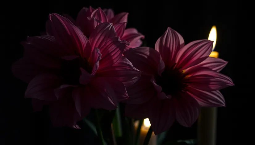 goth flowers