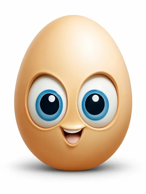 a cartoon egg with