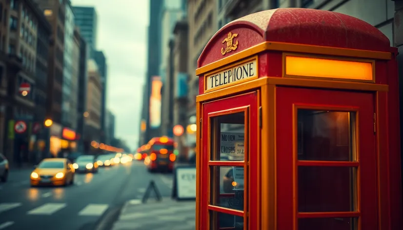 telephone booth by road