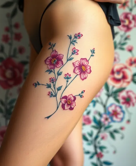 flower tattoos for the