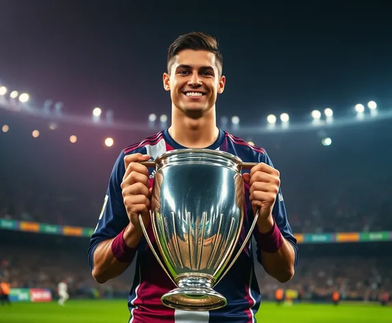 ronaldo holding champions league