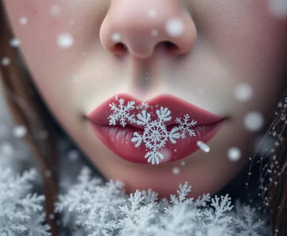 frosted lips