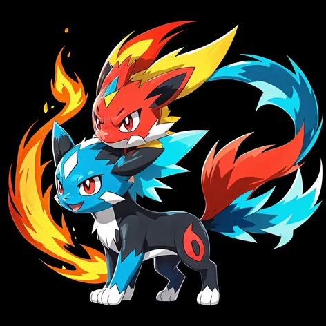 Fire and ice pokemon, Image – Free AI Pokemon Generator | Makepix