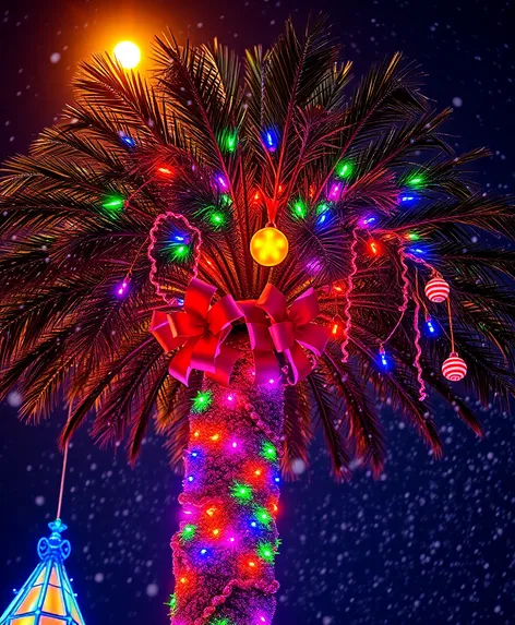 xmas palm tree