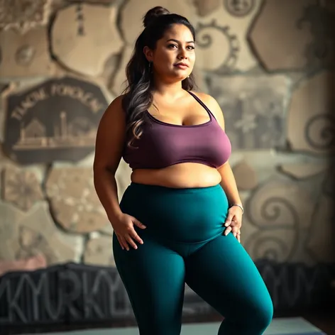 chubby women yoga pants