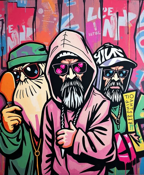 graffiti characters gangster