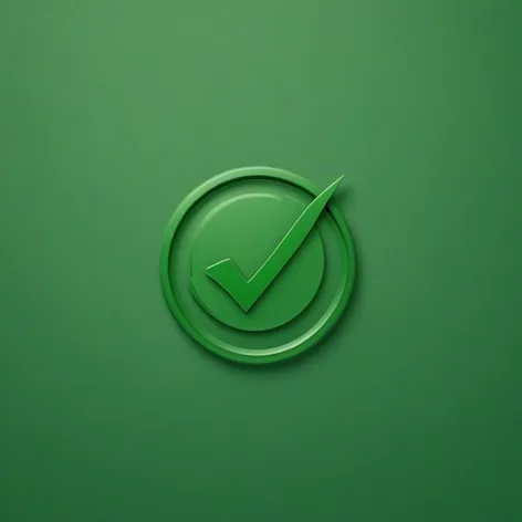 green tick