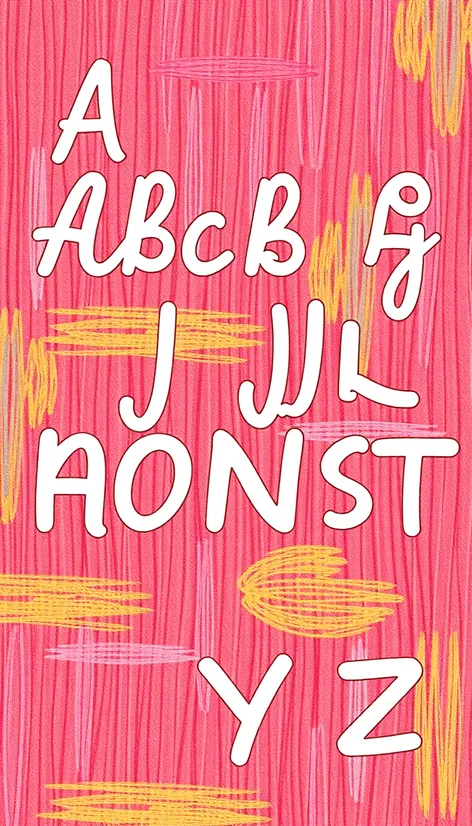 cursive abc