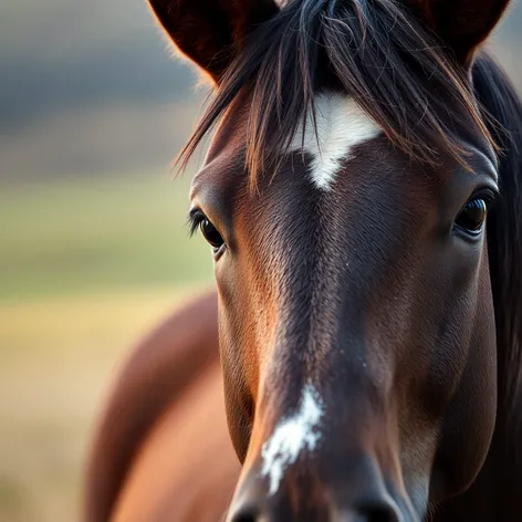 female horse face