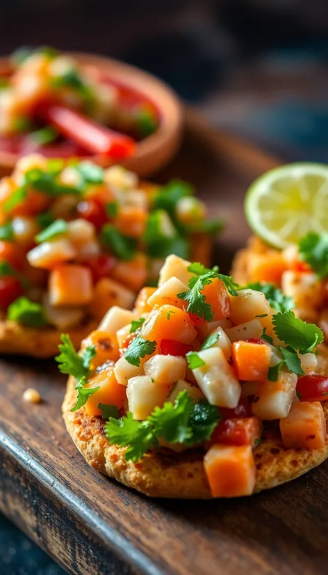 tostadas de ceviche