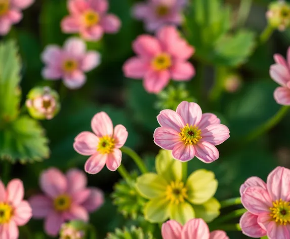 strawberry flowers