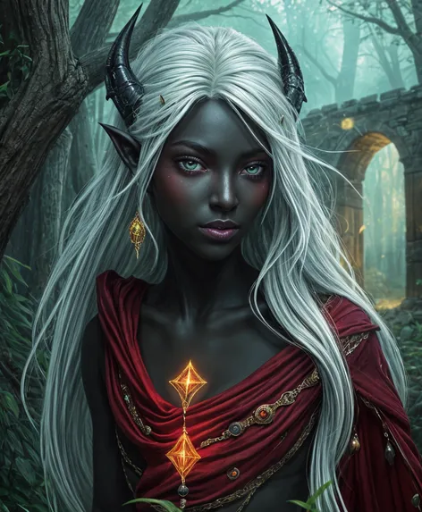 Fantasy dark skinned female