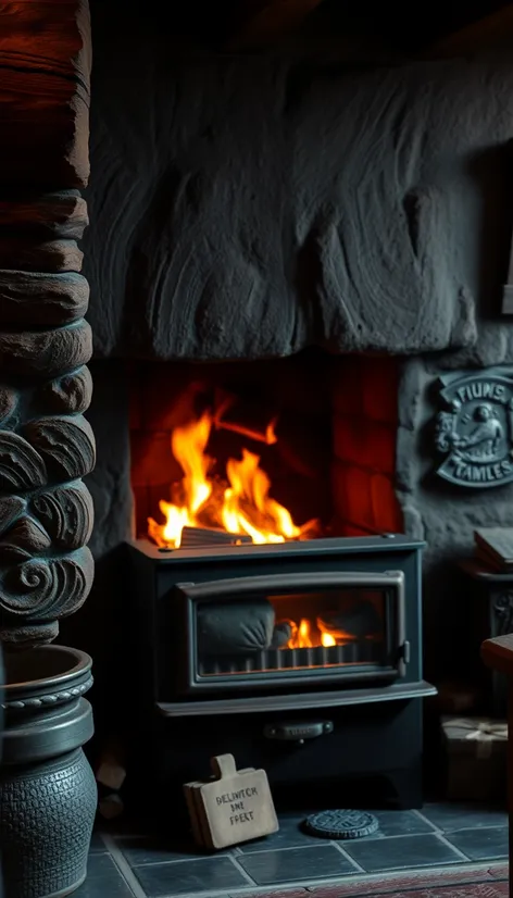 old wood burning stoves