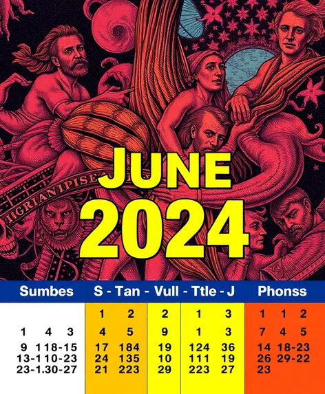 june 2024 calendar