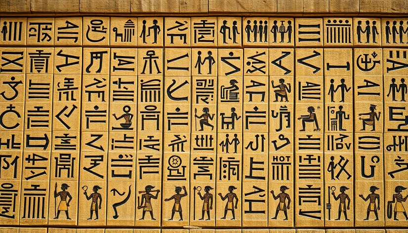 hieroglyphic alphabet