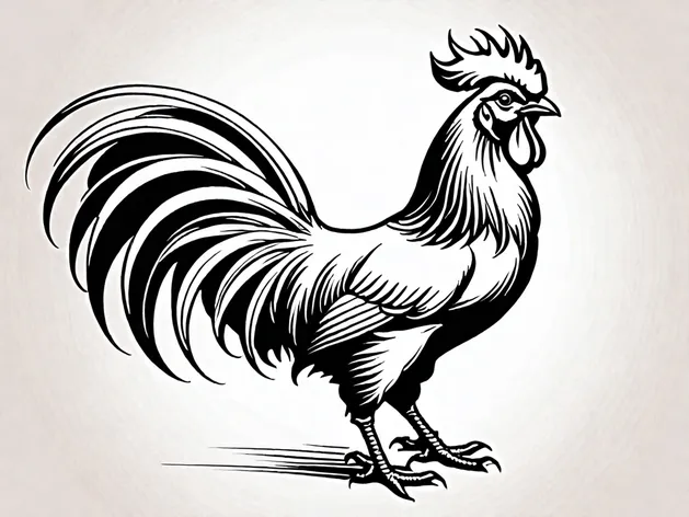 fighting rooster tattoo