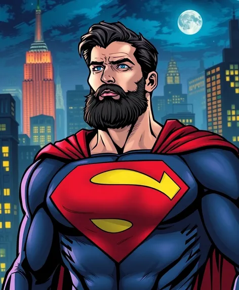 beard superman