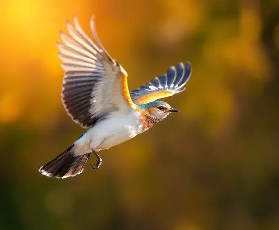 bird drawing flying