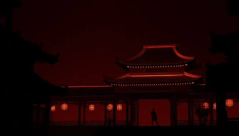 chinese silhouette