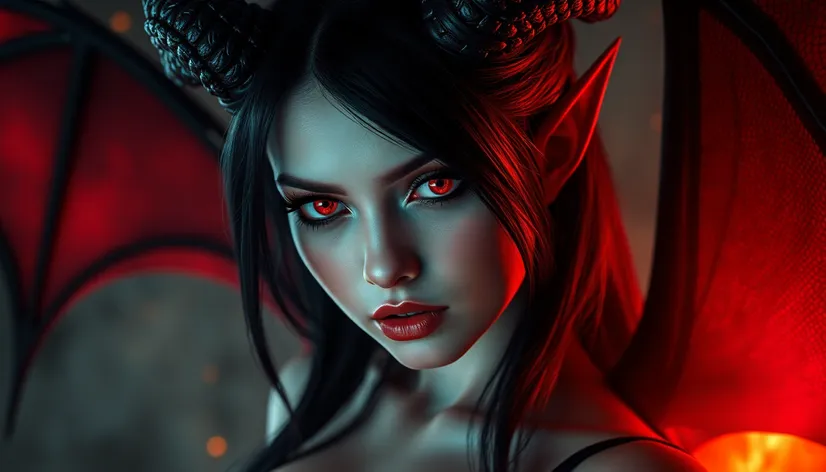 hot demon girl human