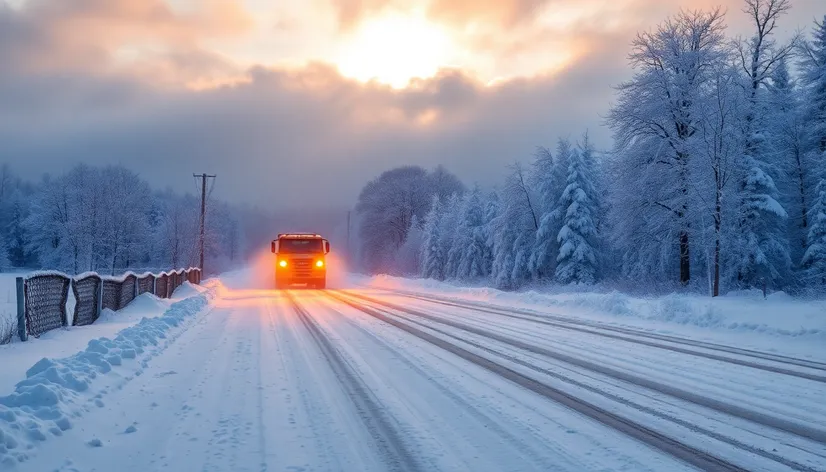 snow plow truck