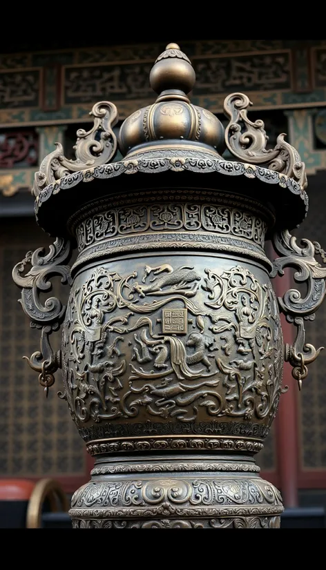 ding vessel china bronze