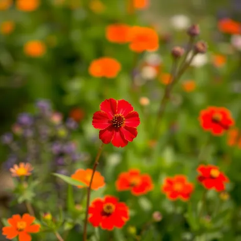 red color flower