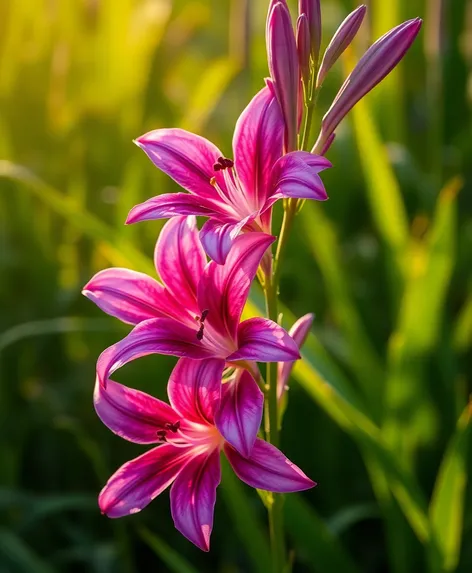 purple lilies